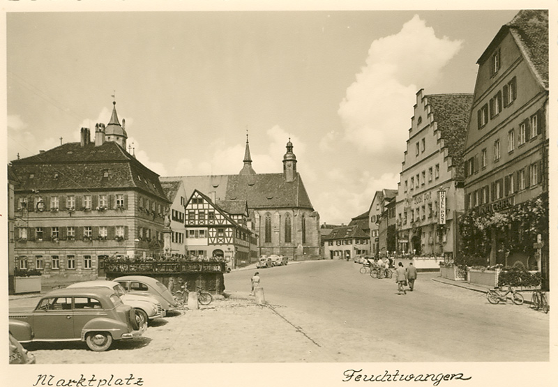 Postkarte von Feuchtwangen in alten Ansichten