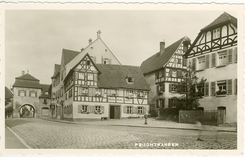 Postkarte von Feuchtwangen in alten Ansichten