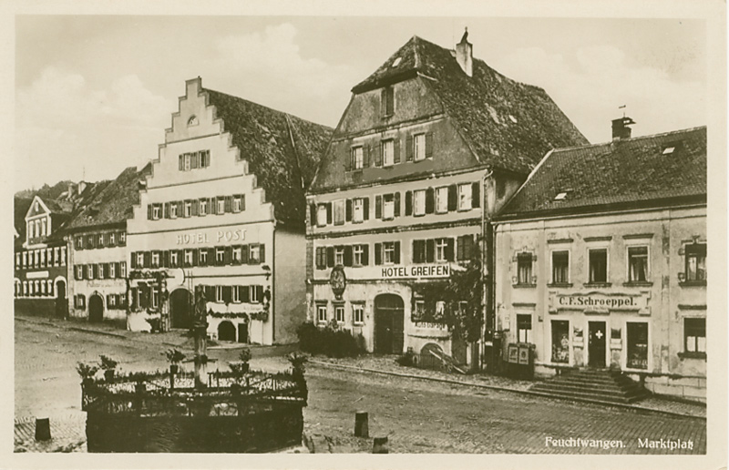 Postkarte von Feuchtwangen in alten Ansichten