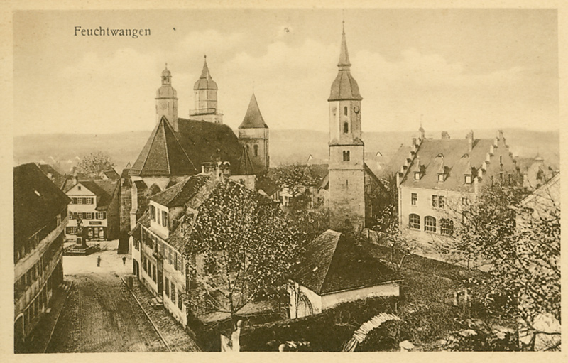 Postkarte von Feuchtwangen in alten Ansichten