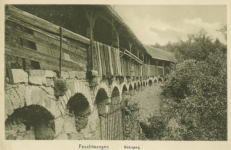 Postkarte von Feuchtwangen in alten Ansichten