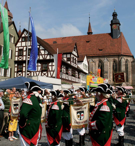 Spielmannszug am Marktplatz