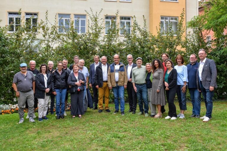 Herzlicher Empfang der französischen Freunde: Drei Tage war eine Delegation aus der Partnerstadt Morhange zu Besuch in Feuchtwangen.