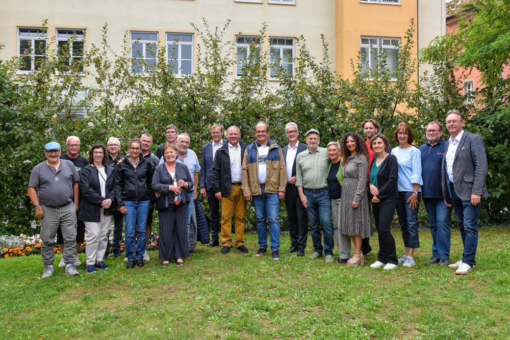 Herzlicher Empfang der französischen Freunde: Drei Tage war eine Delegation aus der Partnerstadt Morhange zu Besuch in Feuchtwangen.